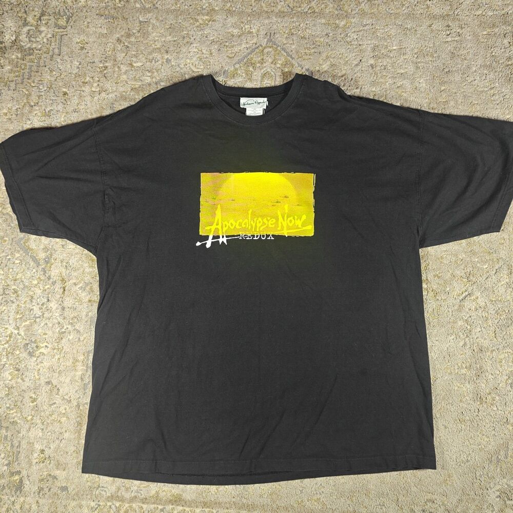 Vintage 2000s Apocalypse Now Redux Francis Ford Coppola Movie Promo T-Shirt 2xl